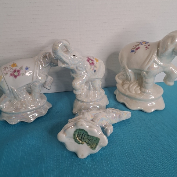 Vintage elephant 🐘 ✨️ set of 4 - Picture 9 of 13